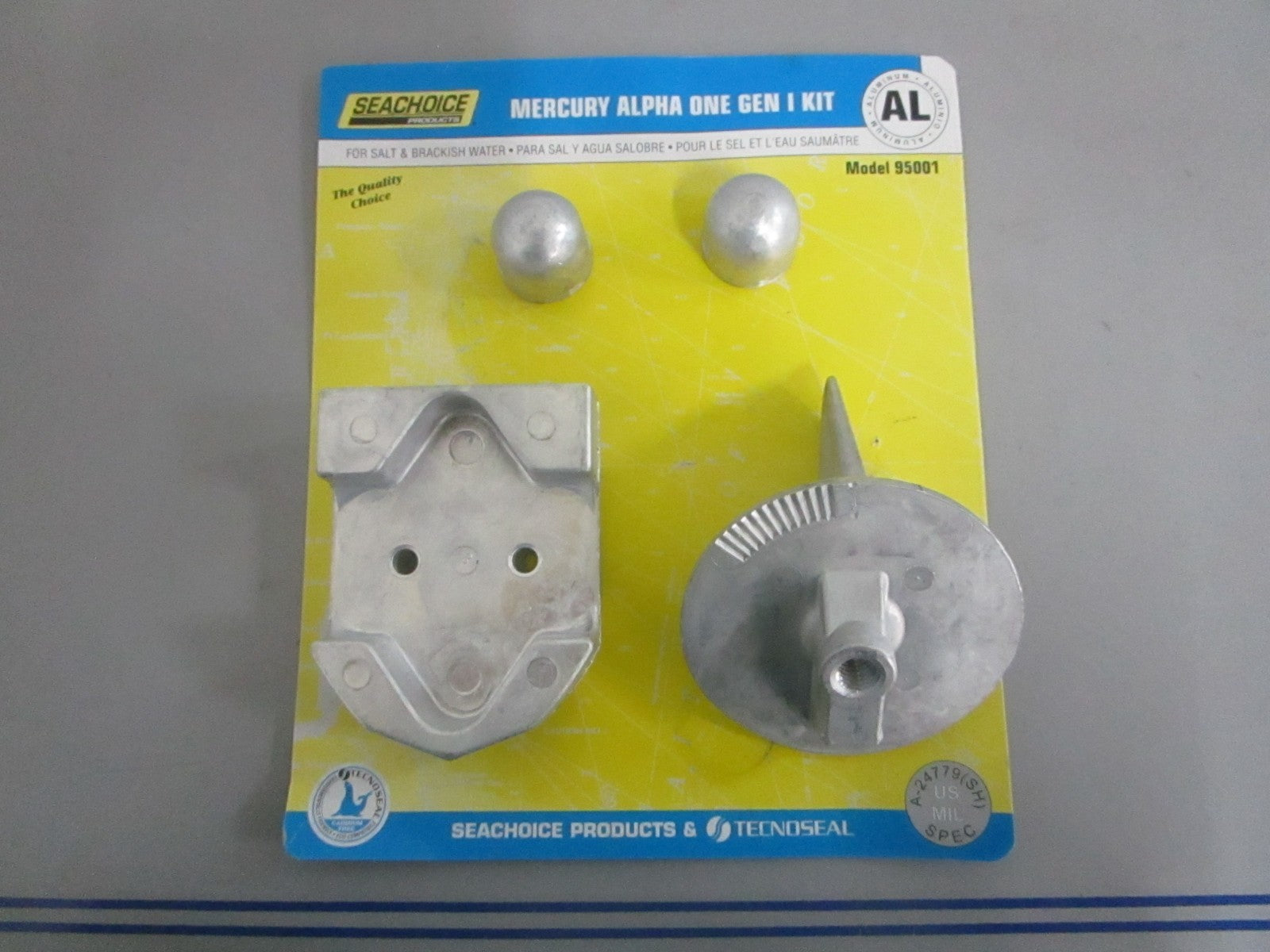 NEW 95001 Seachoice Alpha I Gen I Anode Kit For: Mercury 0820