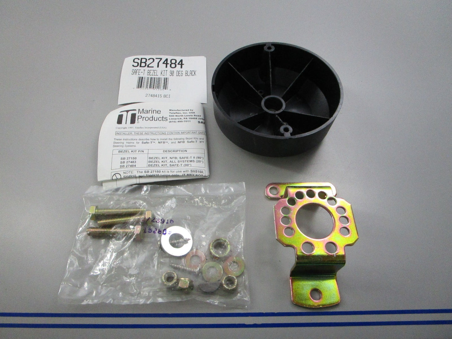 NEW SB27484 Teleflex 90 Degree Safe-T Bezel Kit 0810