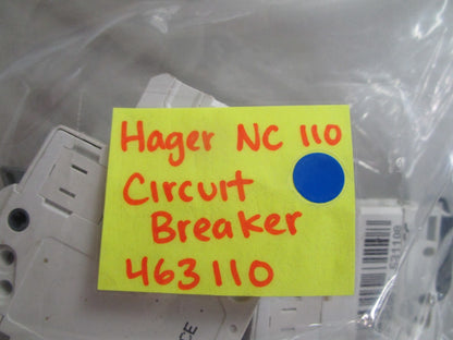 *NEW* 0810 Hager NC 110 Circuit Breaker 463110
