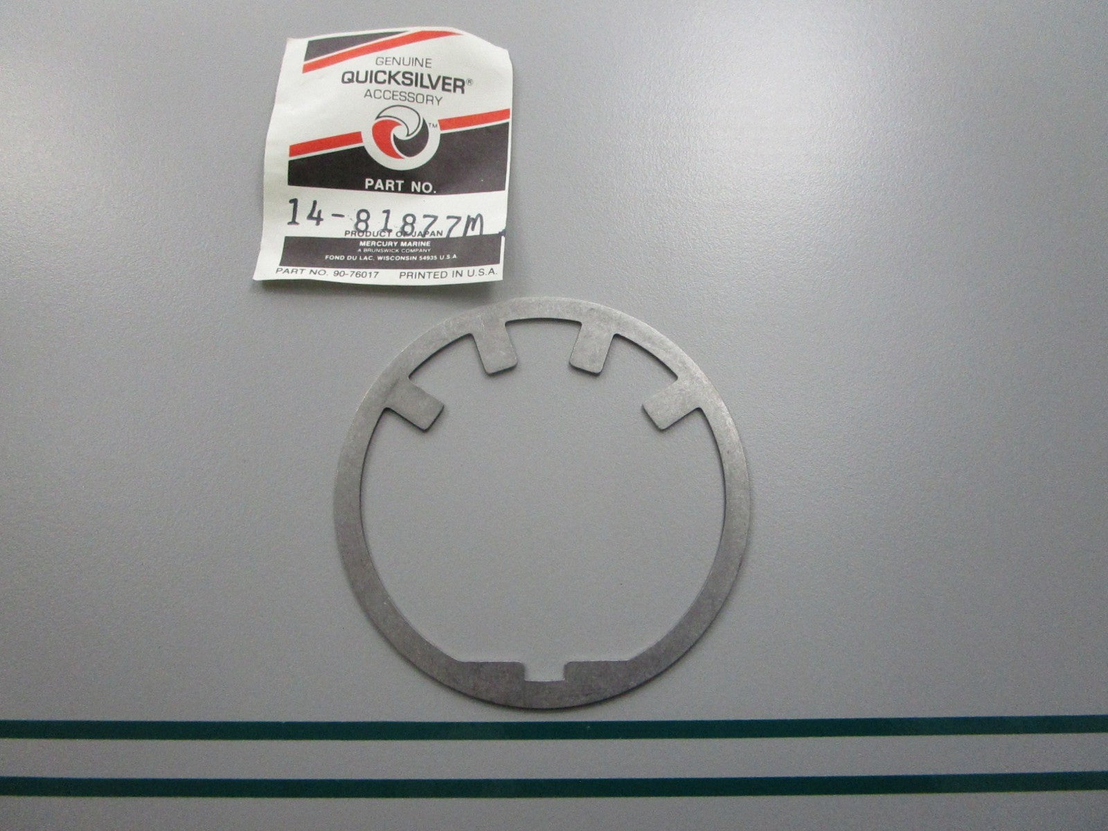 NEW OEM 14-81877M Mercury Quicksilver Tab Washer 0810