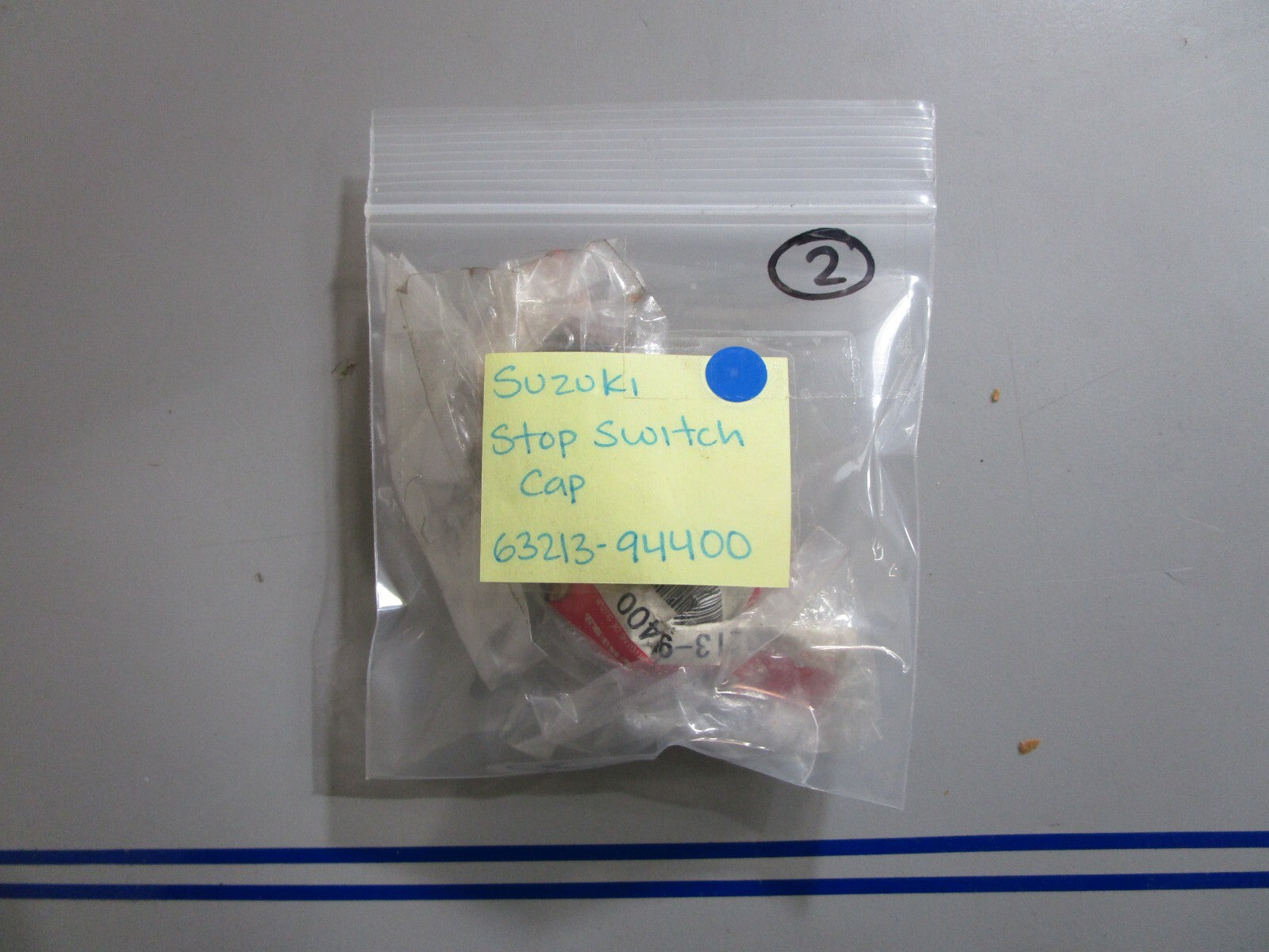 *NEW OEM* 0810 Suzuki Stop Switch Cap 63213-94400