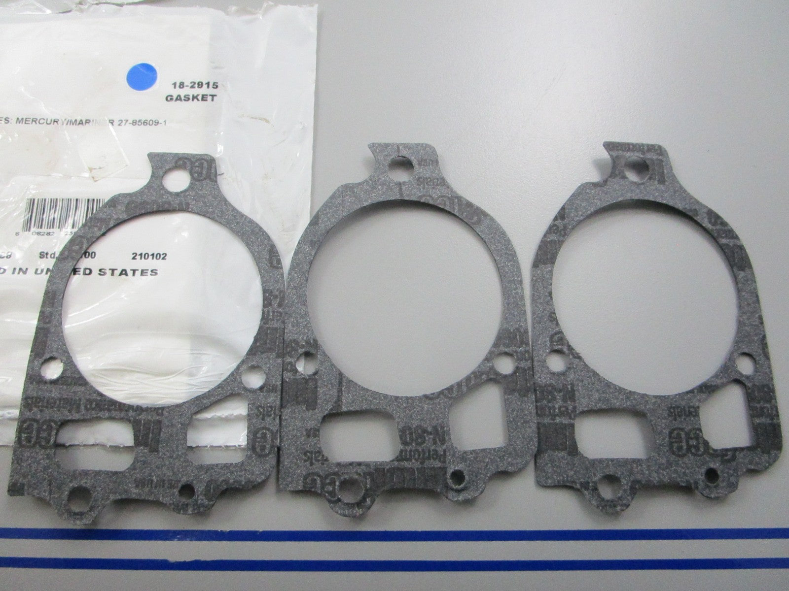 *NEW* (LOT OF 3) 0810 Sierra Gasket 18-2915 Replaces: Mercury 27-85609-1