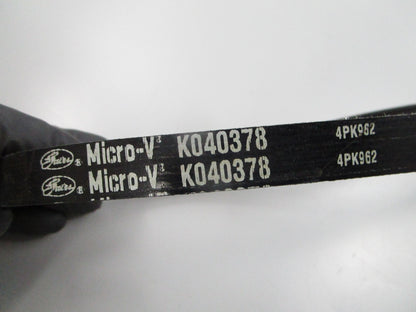 NEW K040378 Gates Micro-V Serpentine Belt 0810
