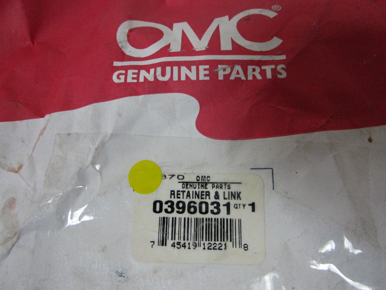 *NEW OEM* 0810 OMC Johnson Evinrude Retainer & Link 396031 0396031