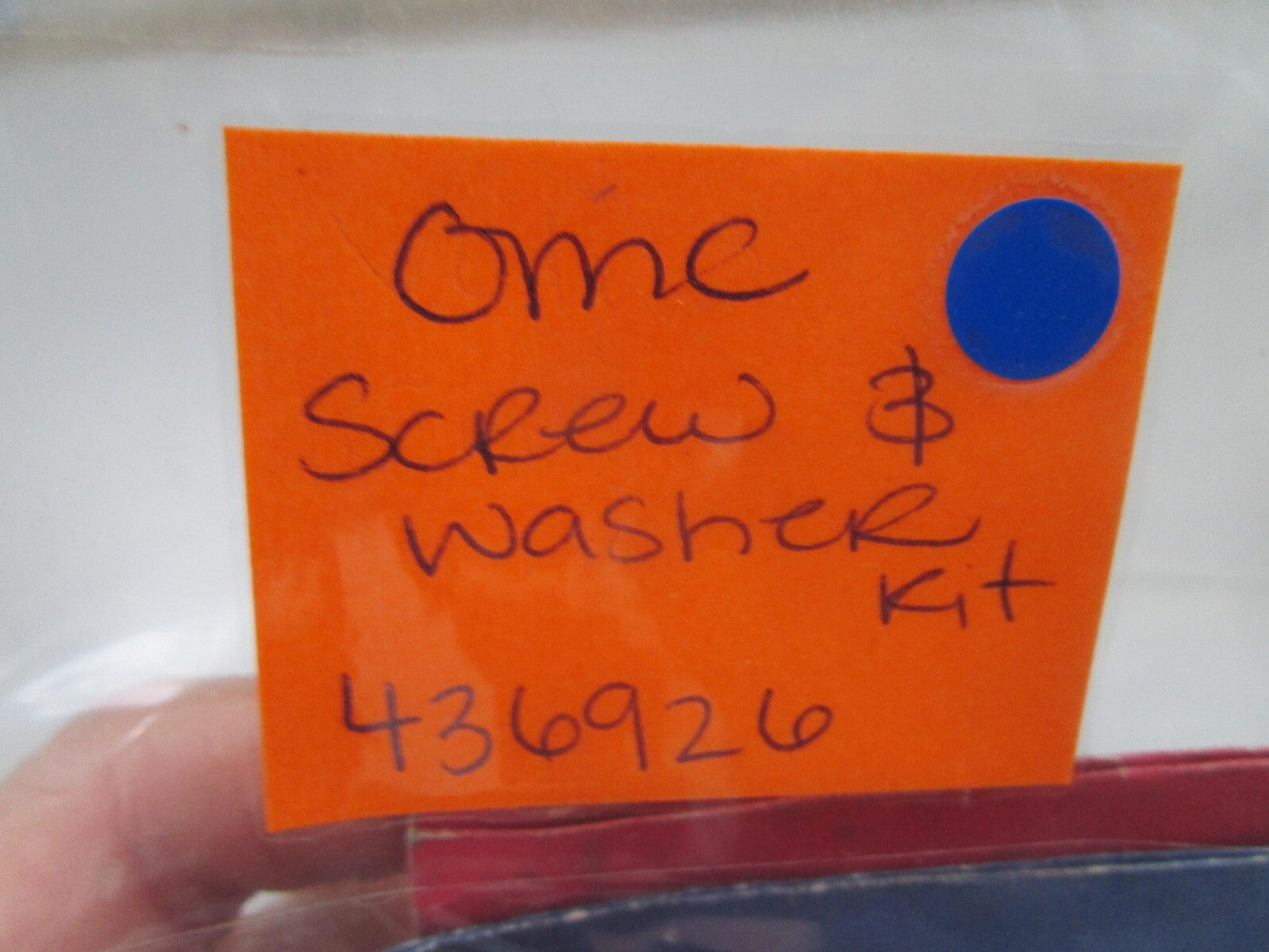 *NEW OEM* 0770 OMC Johnson Evinrude Screw and Washer Kit 436926 0436926
