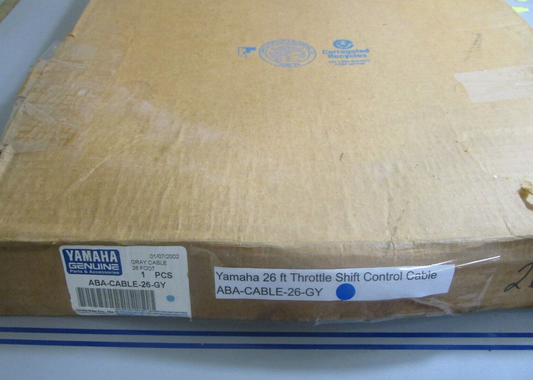 *NEW OEM* 0720 Yamaha 26ft Throttle Shift Control Cable ABA-CABLE-26-GY