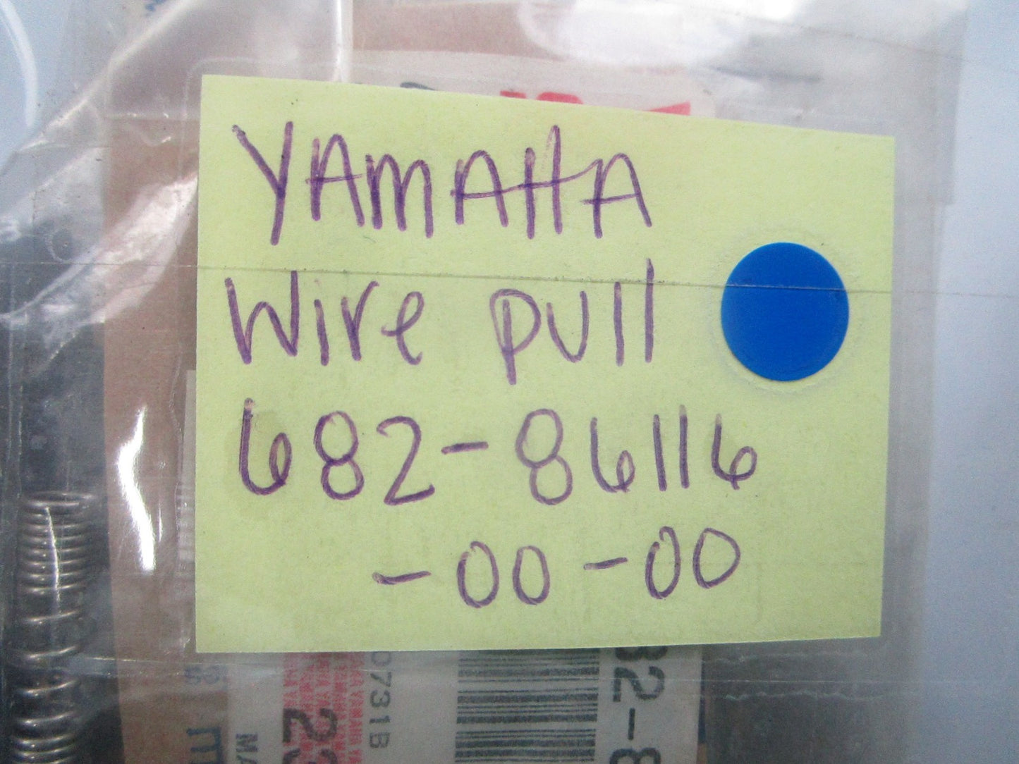 NEW OEM Yamaha 682-86116-00-00 Wire Pull 0810