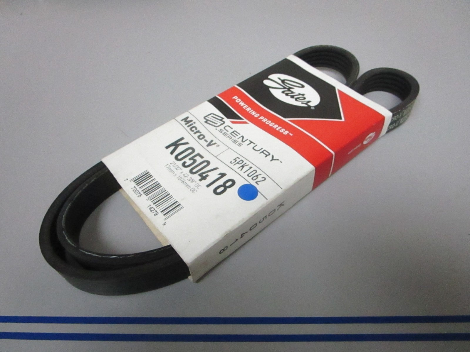 NEW K050418 Gates Micro-V 21/32" x 42 ⅜" Serpentine Belt 0720