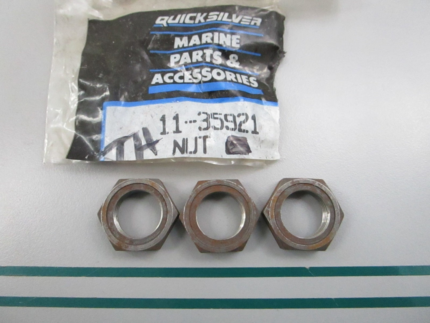 NEW OEM (LOT OF 3) 11-37984 Mercury Quicksilver Nut 0810