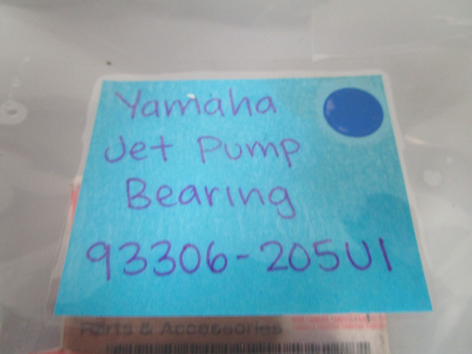 *NEW OEM* 0810 Yamaha Jet Pump Bearing 93306-205U1