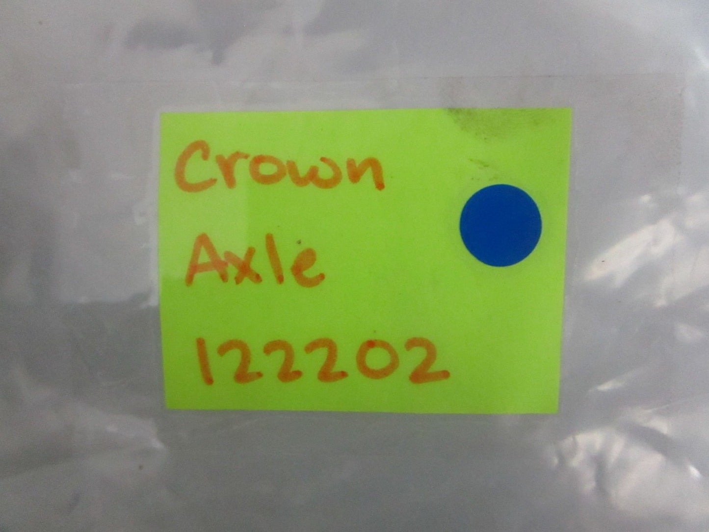 NEW OEM 122202 Crown Axle 0820