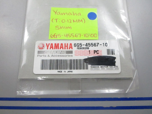 NEW OEM 6G5-45567-10-00 Yamaha (T:0.12MM) Shim 0810