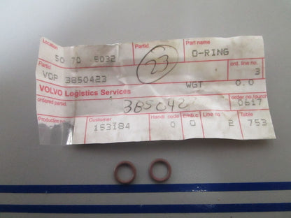 NEW OEM (LOT OF 2) 3850423 Volvo Penta O-Ring 0810