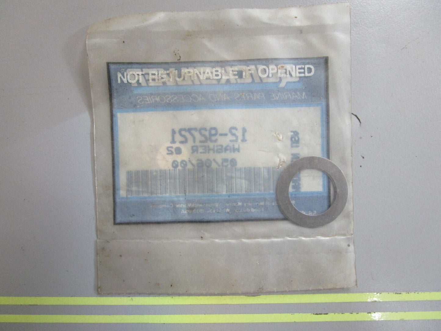 *NEW OEM* (LOT OF 2) 0810 Mercury Quicksilver Washer 12-92721