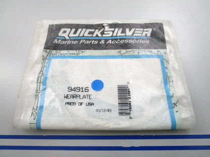 NEW OEM Mercury Quicksilver 94916 Wearplate 0810