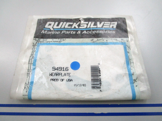 NEW OEM Mercury Quicksilver 94916 Wearplate 0810