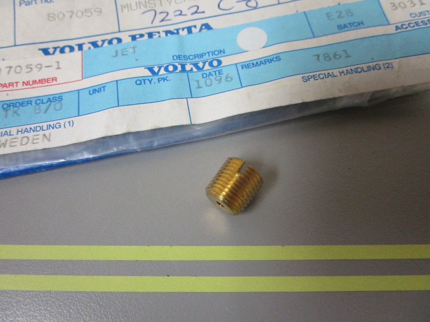 *NEW OEM* 0810 Volvo Penta Jet 807059