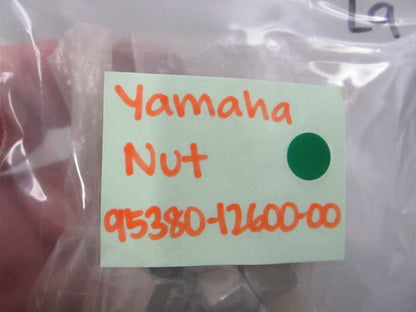 NEW OEM (LOT OF 9) 95380-12600-00 Yamaha Nut 0810