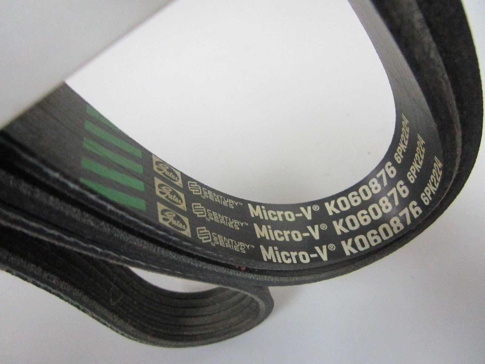 NEW K060876 Gates Micro-V Green Stripe 13/16" x 88 ⅛" Serpentine Belt 0720