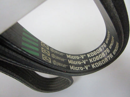 NEW K060876 Gates Micro-V Green Stripe 13/16" x 88 ⅛" Serpentine Belt 0720