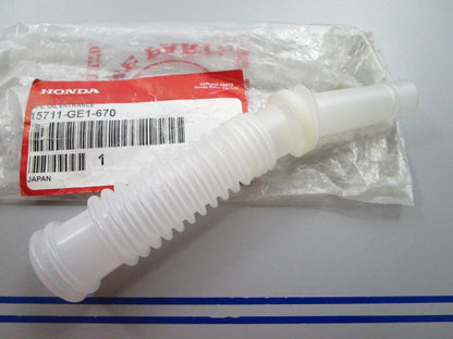 NEW OEM 15711-GE1-670 Honda Oil Entrance Pipe 0810