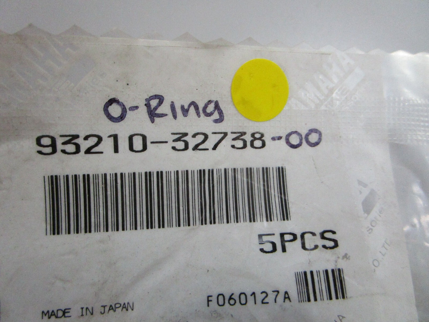 *NEW OEM* (LOT OF 5) 0810 Yamaha O-Ring 93210-32738-00