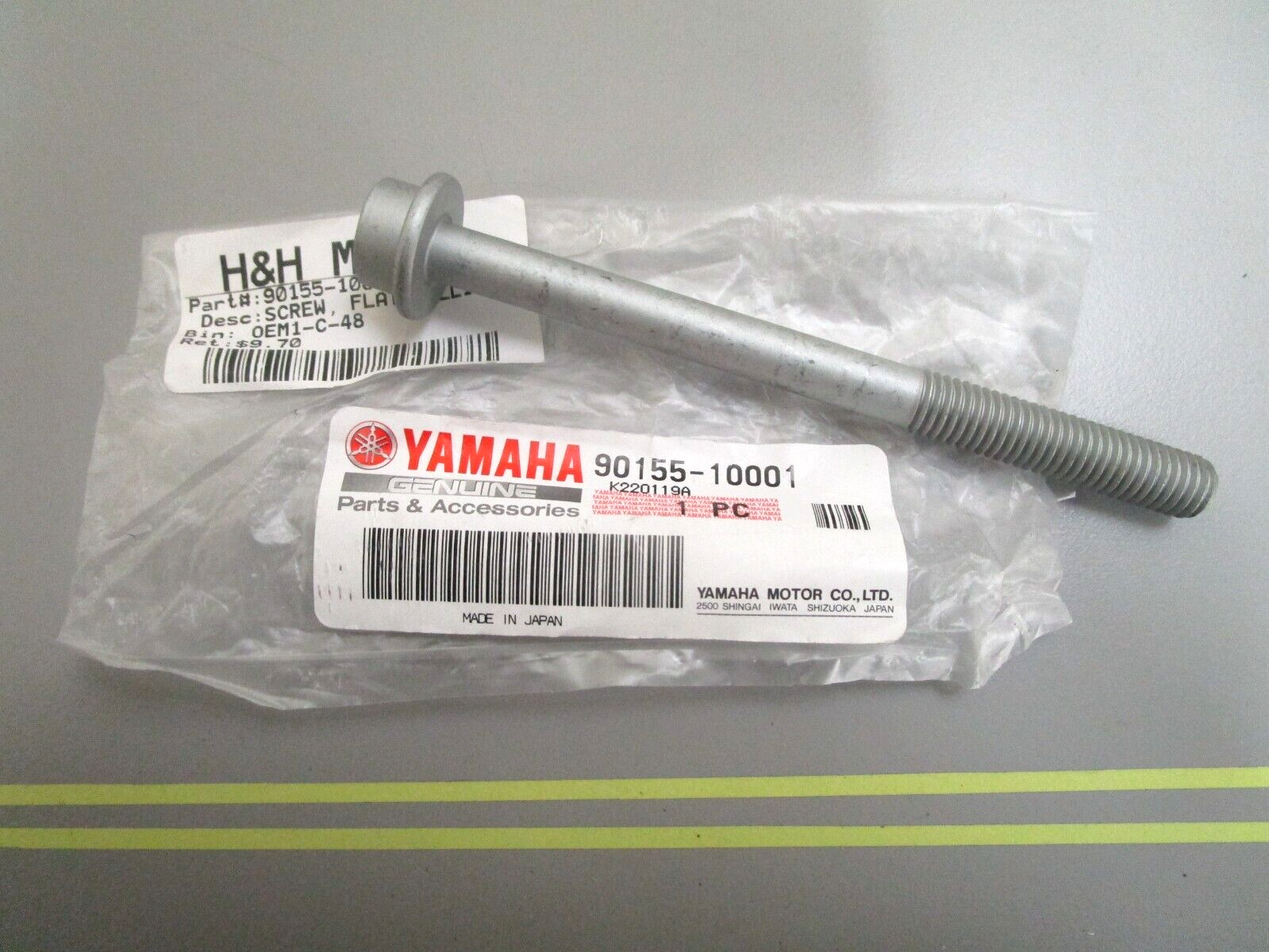 *NEW OEM* 0810 Yamaha Flat Fillister Screw 90155-10001-00