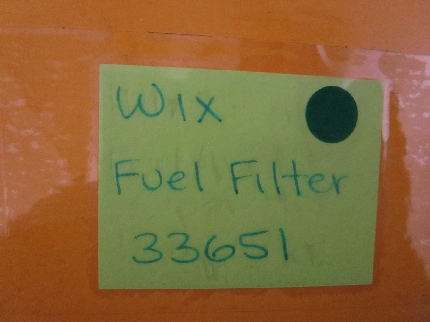 NEW (LOT OF 2) 33651 WIX Fuel Filter 0810