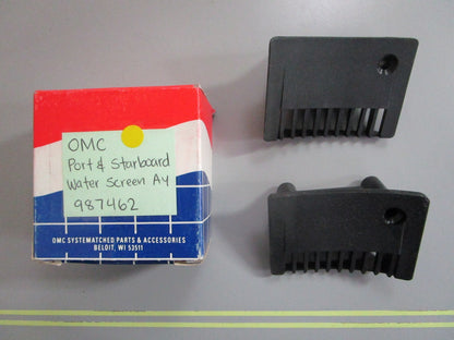 *NEW OEM* 0810 OMC Johnson Evinrude Port & Starboard Water Screen Ay 0987462