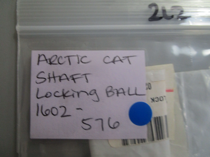 *NEW* (LOT OF 2) 0770 Arctic Cat Shaft Locking Ball 1602-576