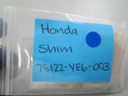 NEW OEM Honda 78122-YE6-003 Shim 0810