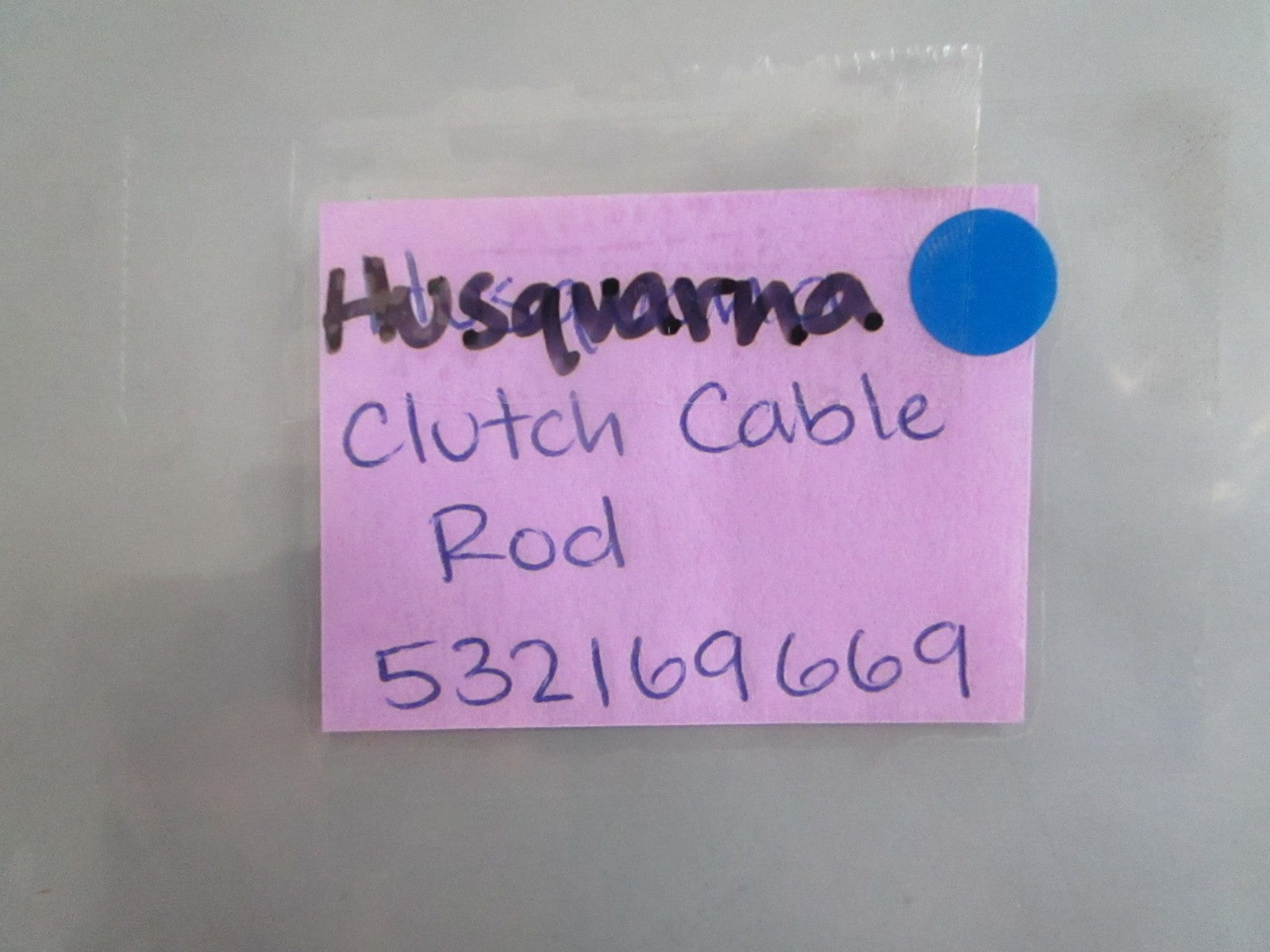 *NEW OEM* 0820 Husqvarna Clutch Cable Rod 532169669