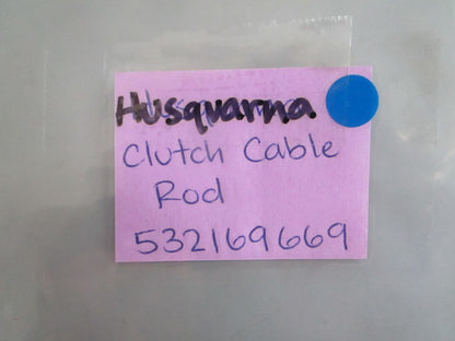 *NEW OEM* 0820 Husqvarna Clutch Cable Rod 532169669
