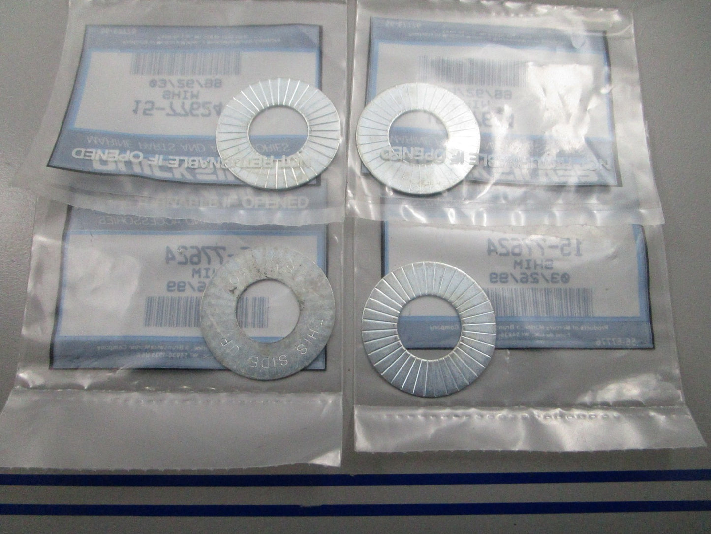 *NEW OEM* (LOT OF 4) 0810 Mercury Quicksilver Shim 15-77624