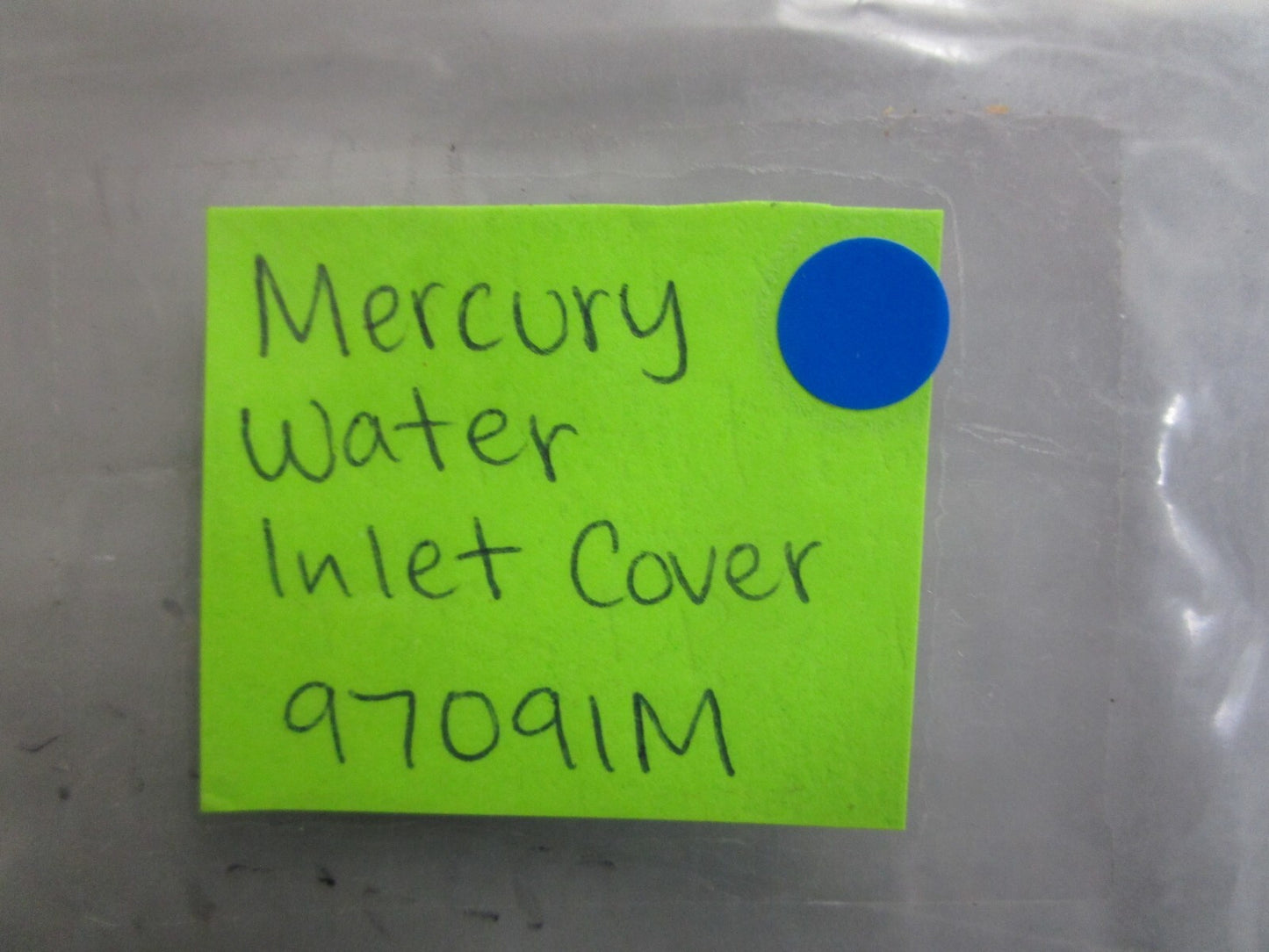 *NEW OEM* 0820 Mercury Quicksilver Water Inlet Cover 97091M