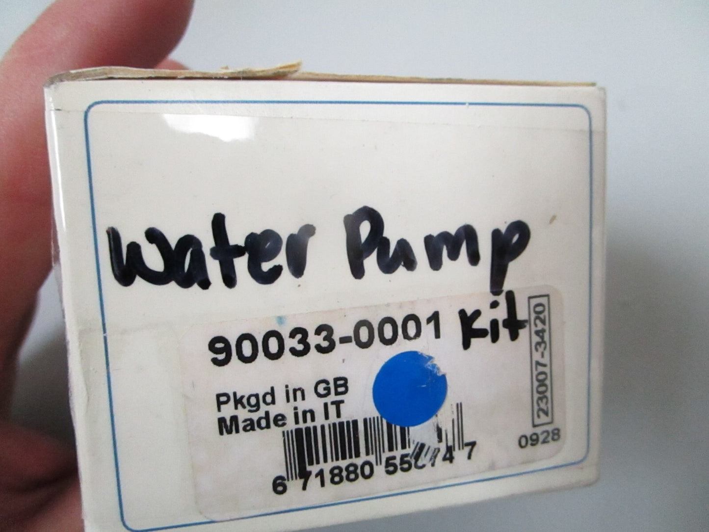 *NEW OEM* 0720 Jabsco Water Pump Kit 90033-0001