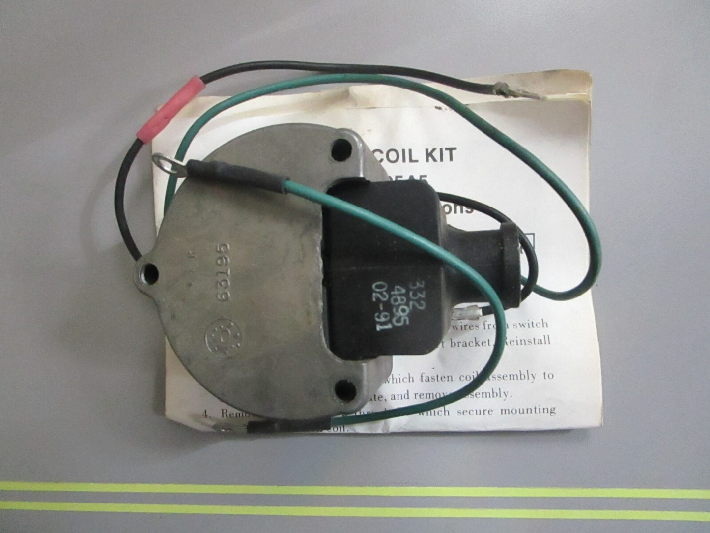 *NEW OEM* 0820 Mercury Quicksilver Ignition Coil Kit 332-4895A5