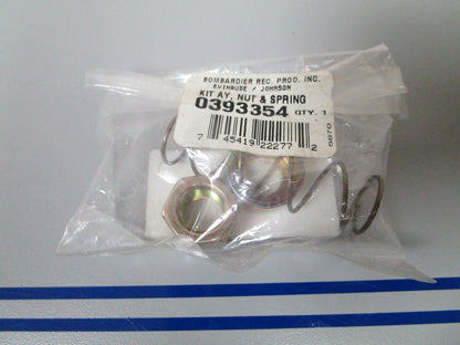 NEW OEM 393354 0393354 OMC Johnson Evinrude Nut Spring & Spacer Kit 0720