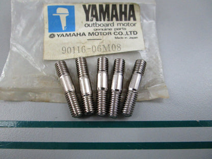 NEW OEM (LOT OF 5) 90116-06M08-00 Yamaha Stud Bolt 0810