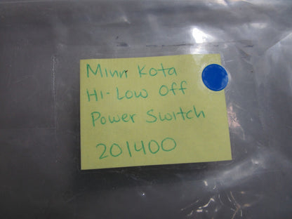 *NEW* 0810 Minn Kota Hi-Low Off Power Switch 201400