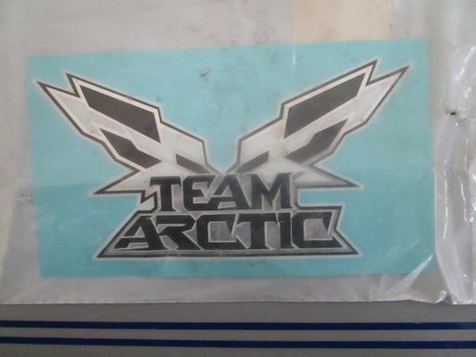 *NEW OEM* 0820 Arctic Cat Team Arctic Chrome Decal 5209-019