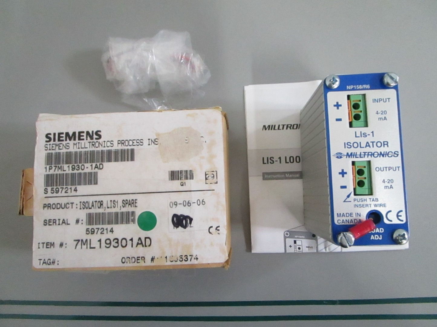 Siemens Milltronics 7ML1930-1AD Level Isolator NOS Genuine NEW OEM 0820