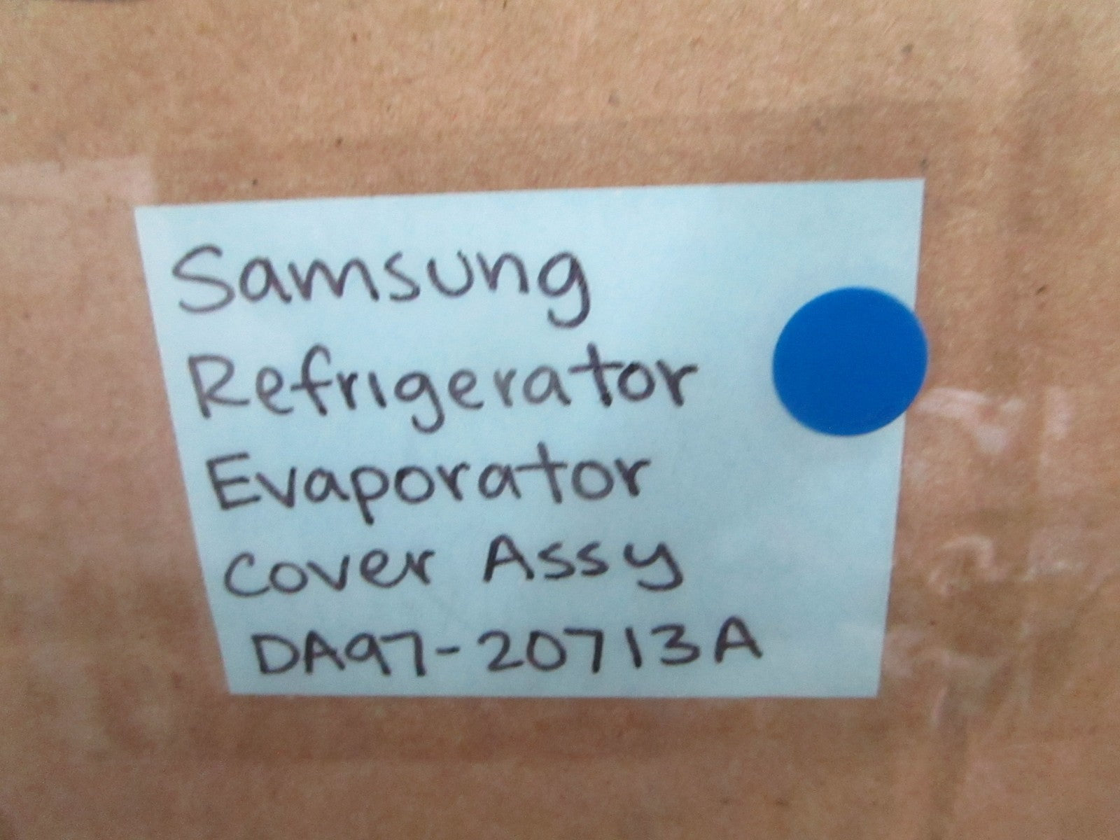 *NEW OEM* 0820 Samsung Refrigerator Evaporator Cover Assy DA97-20713A