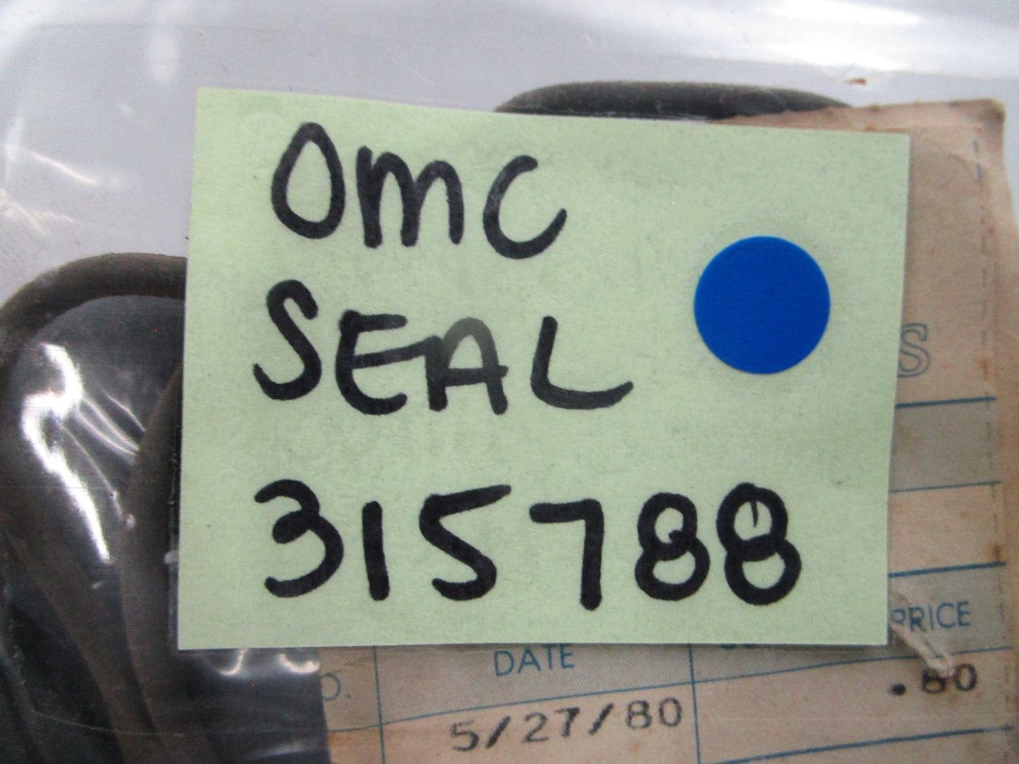 NEW OEM (LOT OF 2) 315788 0315788 OMC Johnson Evinrude Seal 0810
