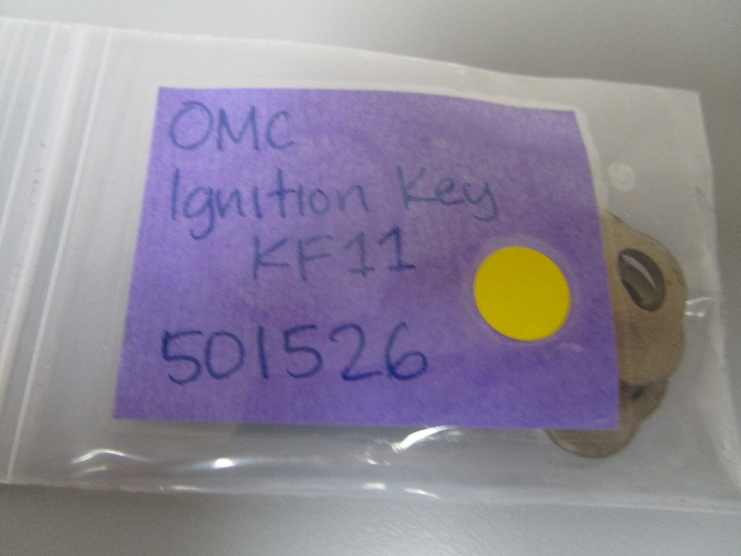 *NEW OEM* 0810 OMC Johnson Evinrude Ignition Key KF11 501526 0501526