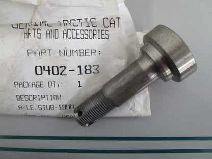 NEW OEM 0402-183 Arctic Cat 18MM Stub Axle 0820