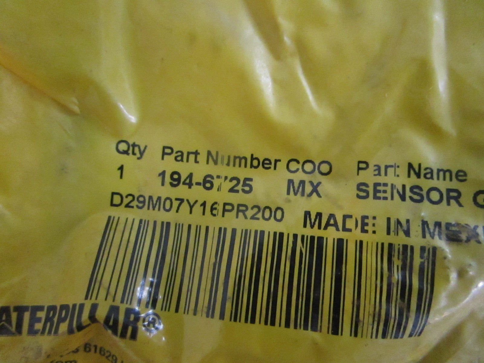 *NEW OEM* 0820 CAT Pressure Sensor 194-6725