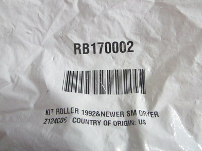 NEW OEM RB170002 Alliance Dryer Roller Kit 0820