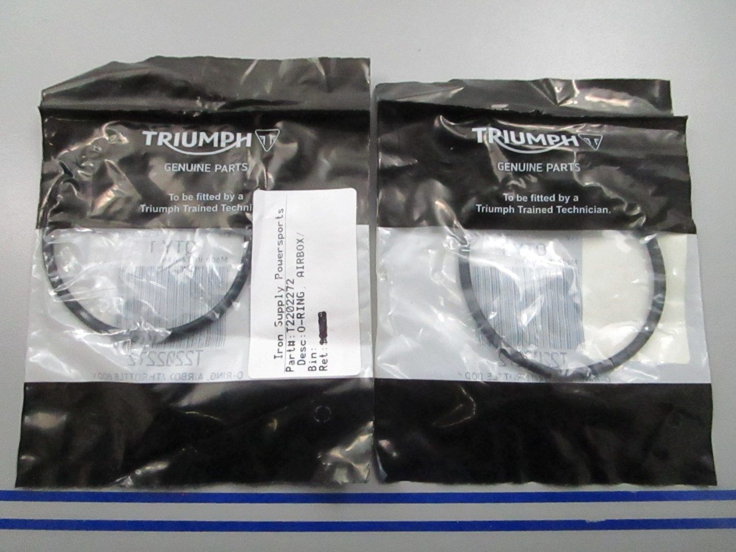 *NEW OEM* (LOT OF 2) 0810 Triumph O-Ring T2202272