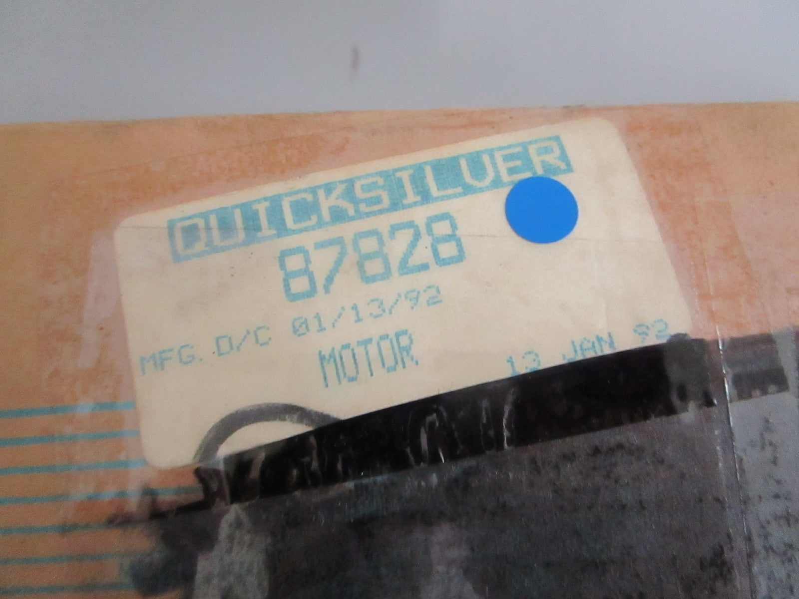 NEW OEM 87828 Mercury Quicksilver Motor 0820